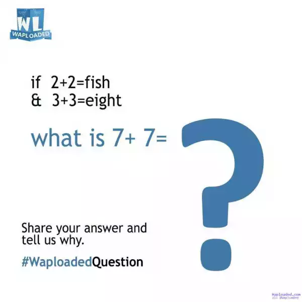 #WaploadedQuestions: Answer and Win Free Airtime, Questions (7+7=??) (Post answer Here)